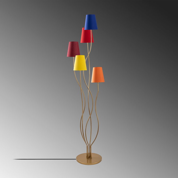 Opviq Bonibon - 13238 Lámpara de pie Multicolor